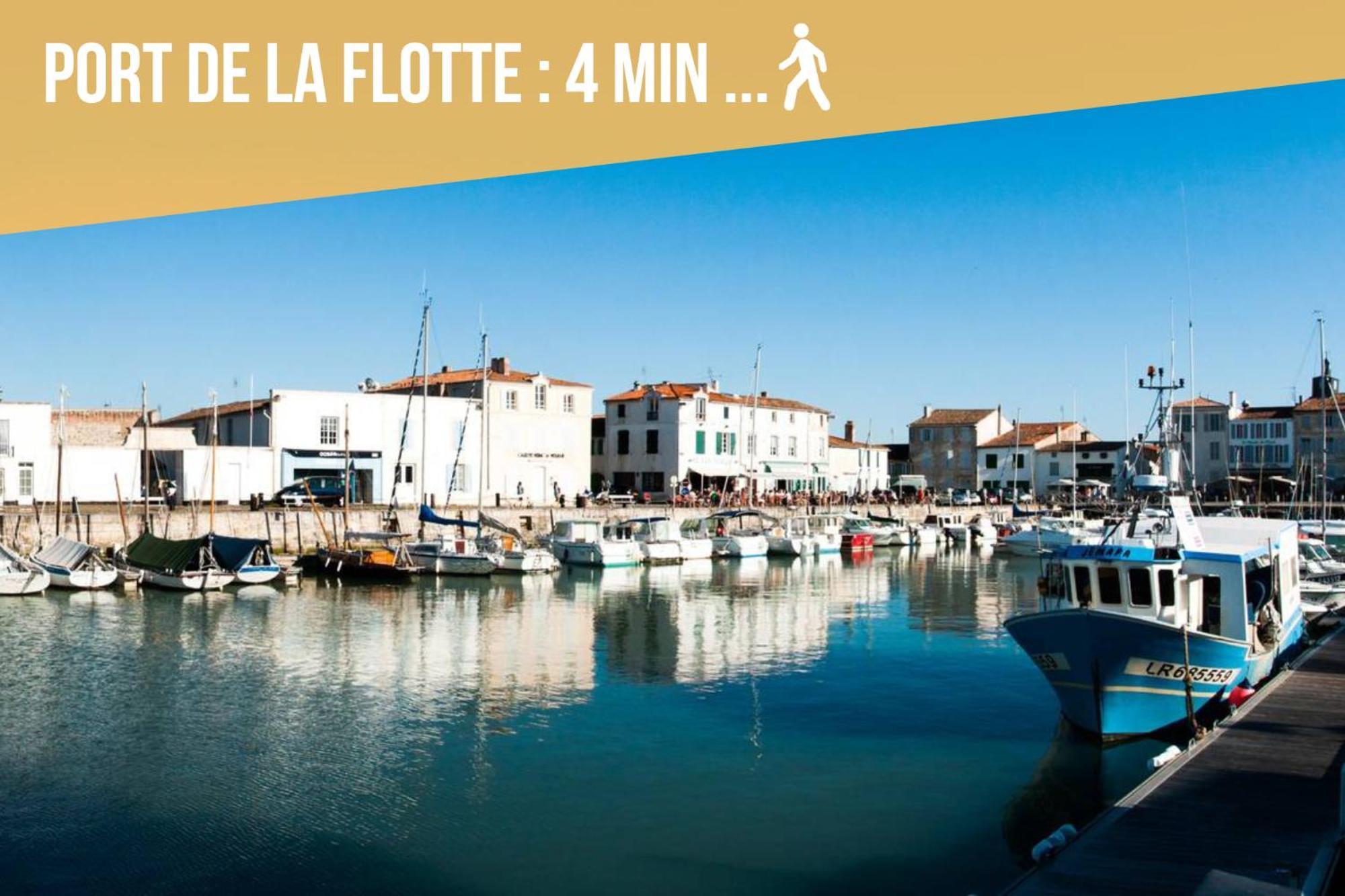 Le Phare Du Bout Du Monde - Logement Proche Du Port La Flotte Esterno foto